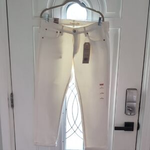 Levi's Off-White Denim Pants